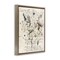 Stupell Industries Pressed Flowers on Page Floater Framed Canvas Wall Art Design by Carol Robinson